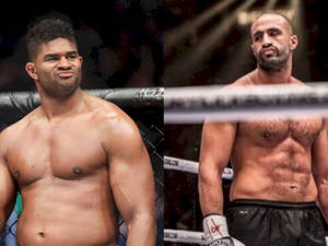 Alistair Overeem Badr Hari Side-by-side Wallpaper