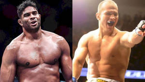 Alistair Overeem Junior Dos Santos Side-by-side Wallpaper