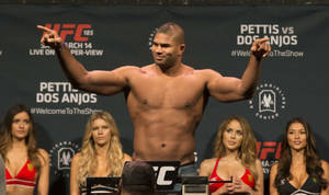 Alistair Overeem Pointing To Audience Wallpaper