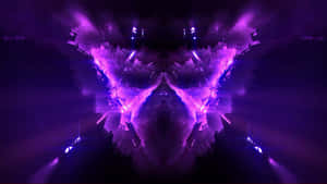 Alive Purple Smoke Mirror Wallpaper