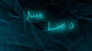 Alive Quote Neon Wallpaper