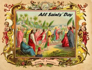 All Saints Day Illustration Wallpaper