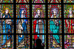 All Saints Day Window Saints Wallpaper