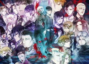 All The Tokyo Ghoul Characters Wallpaper