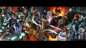 All Your Favorite Marvel Superheroes Unite! Wallpaper