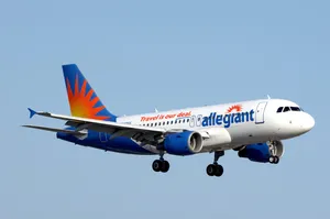 Allegiant Air Blue And White Wallpaper