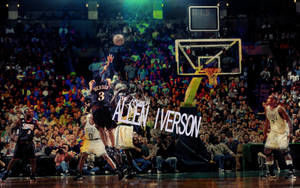 Allen Iverson Shot Hd Sports Wallpaper