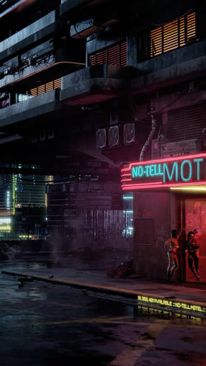 Alleyway In Cyberpunk 2077 For Android Wallpaper