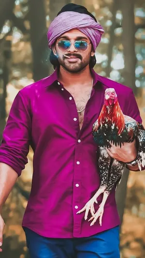 Allu Arjun Starring As Rugged Hunter In Pushpa Movie Wallpaper