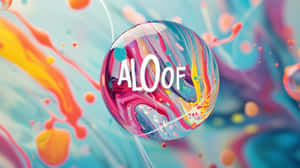 Aloof Artistic Bubble Abstract Wallpaper