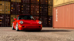 Alt Porsche 911 Gt3 Vehicle From The Side Wallpaper