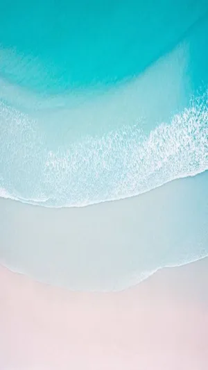 Alternative Beach Waves Ios 11 Wallpaper