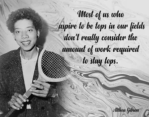 Althea Gibson Quotes Wallpaper