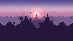 Alto's Odyssey 1366x768 Minimalist Wallpaper