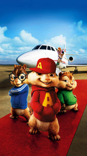 Alvin And The Chipmunks Airplane Wallpaper