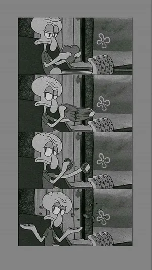 Always Aesthetic, Always Squidward Wallpaper