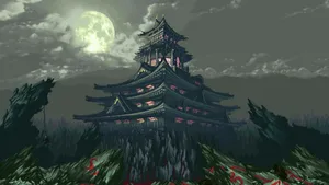 Amakusa Castle 3d Art Wallpaper