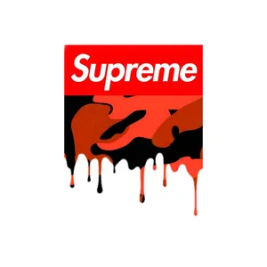 Amazing Supreme Drip Logo Digital Art Wallpaper