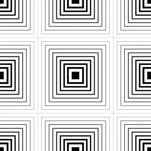 Ambiguous Squares On White Background Wallpaper