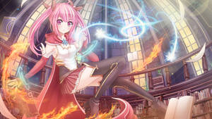 Amelia Estelle Magical Fire Anime Wallpaper