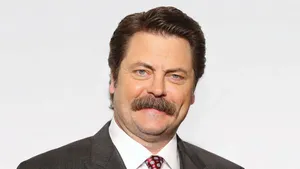 American Actor Nick Offerman Wallpaper