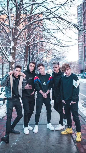 American Boy Band Why Don't We On The City Streets Wallpaper