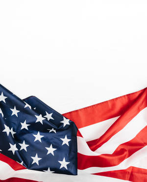 American Flag Iphone Falling White Background Wallpaper