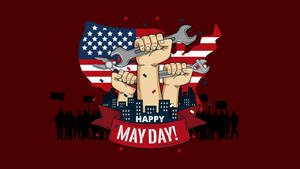 American Happy May Day Wallpaper