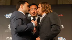 American Mixed Martial Artist Frankie Edgar Ufc Manila Press Conference Wallpaper