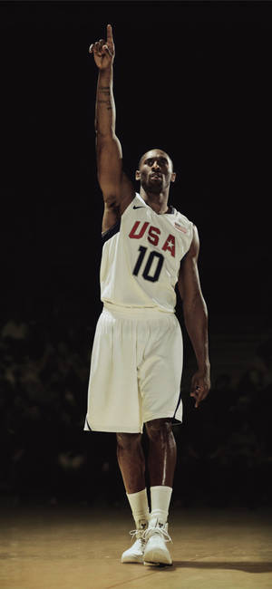 American Professional Basketball Player Kobe Bryant Team Usa Sports Iphone Wallpaper