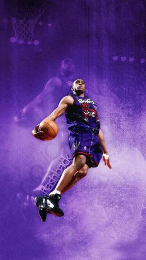 American Professional Basketball Player Vince Carter Sports Iphone Wallpaper