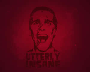 American Psycho Utterly Insane Hd Wallpaper