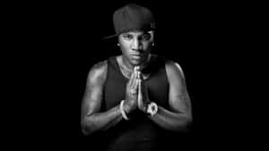 American Rapper Jeezy Flaunting His Intricate Hand Tattoo. Wallpaper