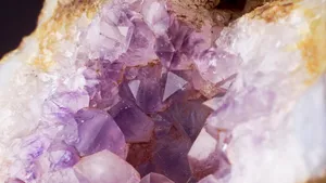 Amethyst Gemstone Photography Wallpaper
