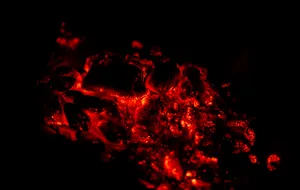 Amoled Charcoal Flame Wallpaper