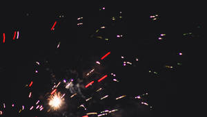Amoled Fireworks 4k Wallpaper