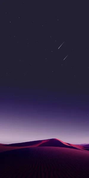 Amoled Shooting Star Wallpaper