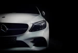 Amoled White Mercedes-benz Wallpaper