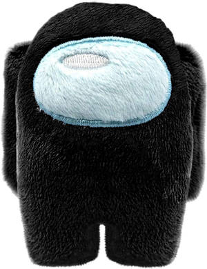 Among Us Black Plush Toy Wallpaper