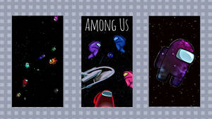 Among Us Game In Space Wallpaper