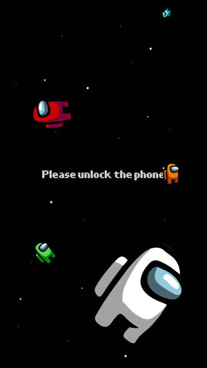 Among Us Game Unlock Phone Wallpaper