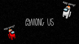 Among Us Red Egg Wallpaper