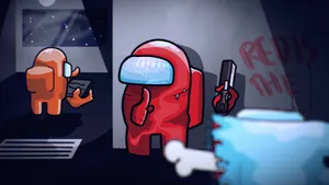 Among Us Two Sus Wallpaper