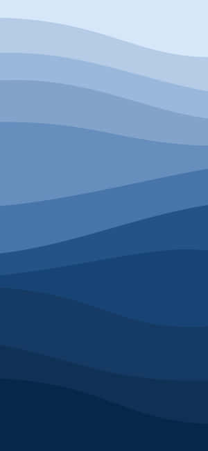 An Abstract Minimalist Landscape Of Blue Wallpaper