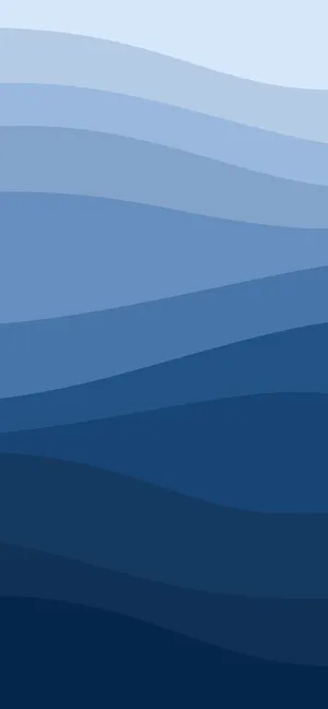 An Abstract Minimalist Landscape Of Blue Wallpaper