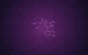 An Abstract Purple And Blue Minimalist Painting With A Spark Of Colour And Life Wallpaper