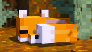 An Adorable Journey In The Pixelated World Of Minecraft. Wallpaper