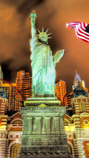 An Amazing View Of The Las Vegas Strip At Night. Wallpaper