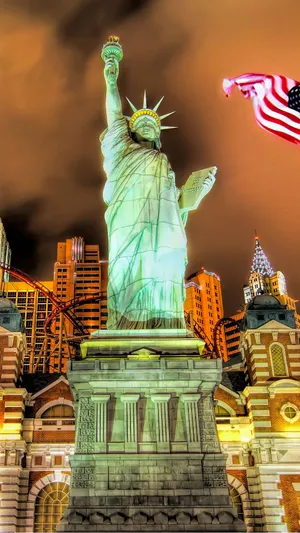 An Amazing View Of The Las Vegas Strip At Night. Wallpaper