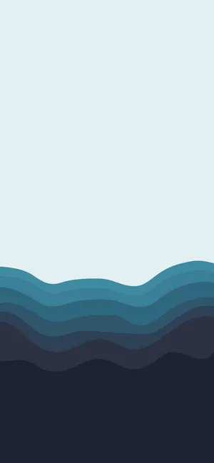 An Elegant Minimalist Blue Wallpaper